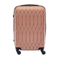 Rolling Luggage, 20 in, Rose Gold 