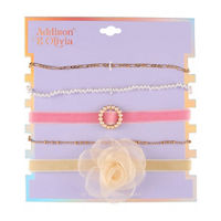 Addison & Olivia Flower Choker Set