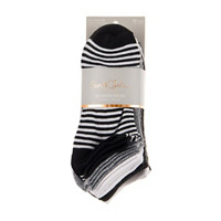 Sam & Olivia No Show Socks, 6 pairs, Black