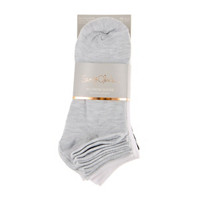 Sam & Olivia No Show Socks, 10 pairs, Gray