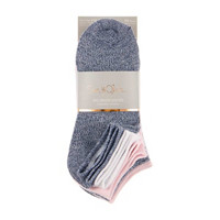 Sam & Olivia No Show Socks, 10 pairs, Navy