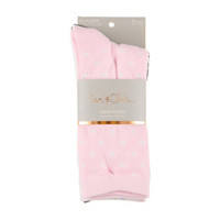 Sam & Olivia Crew Socks, 3 pairs, Pink