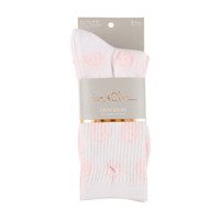 Sam & Olivia Ribbed Crew Socks, 3 pairs