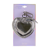 PS SILVR HEART BAG CHARM