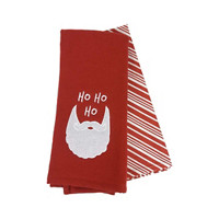 Christmas 'Ho Ho Ho' Theme Kitchen Towels, Pack