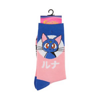 Sailor Moon Luna Themed Socks, 1 pair