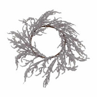 Vine-Like Clear-Beaded Wreath