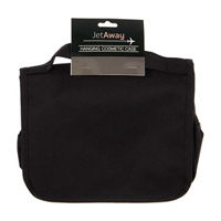 Jet Away Hanging Cosmetic Case, Black