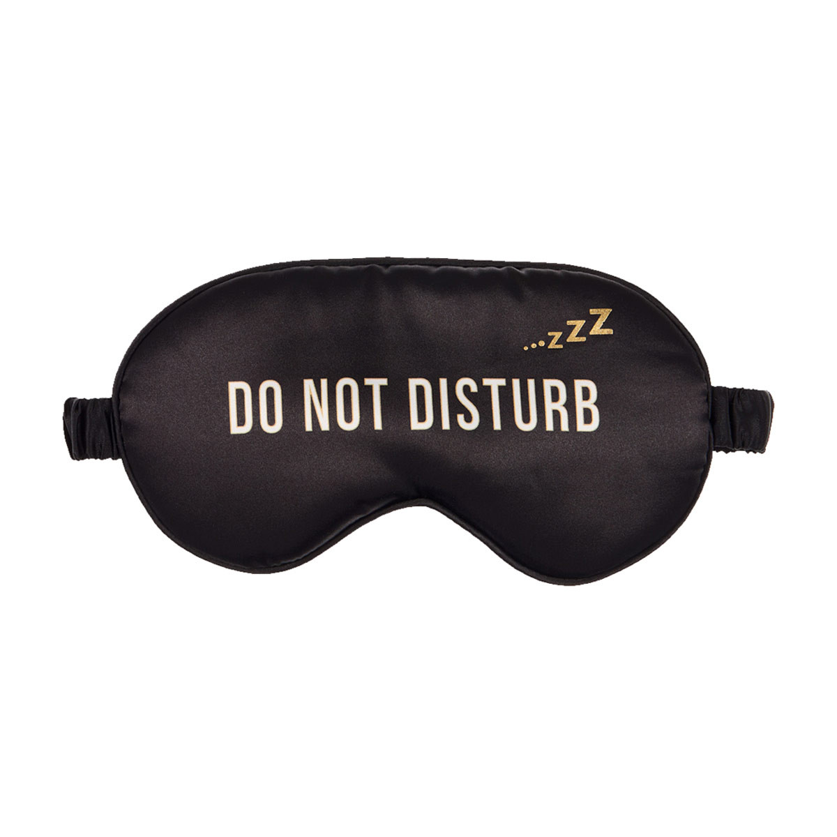 Jet Away Satin Eye Mask, Black