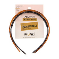 Scunci Unbreakable Headbands, 2 Pack