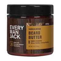 Every Man Jack Sandalwood Beard Butter, 4 oz