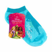 Disney Princess Girls's No-Show Socks, Moana, One-size