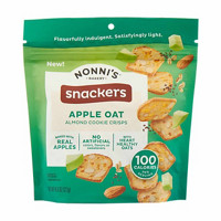 Nonni's Snackers, Almond Cookie Crisps Apple Oat, 4.5