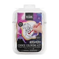 Corso’s Halloween Disney Villains Cookie Coloring Kit, 4 oz