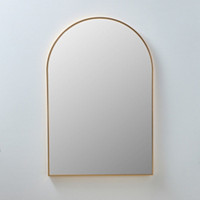 Gold Frame Arch Mirror, 24 in x 36 in