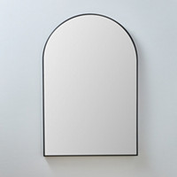 Black Frame Arch Mirror, 24 in x 36 in