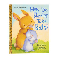 How Do Bunnies Take Baths? Children's a Little Golden Book Storybook