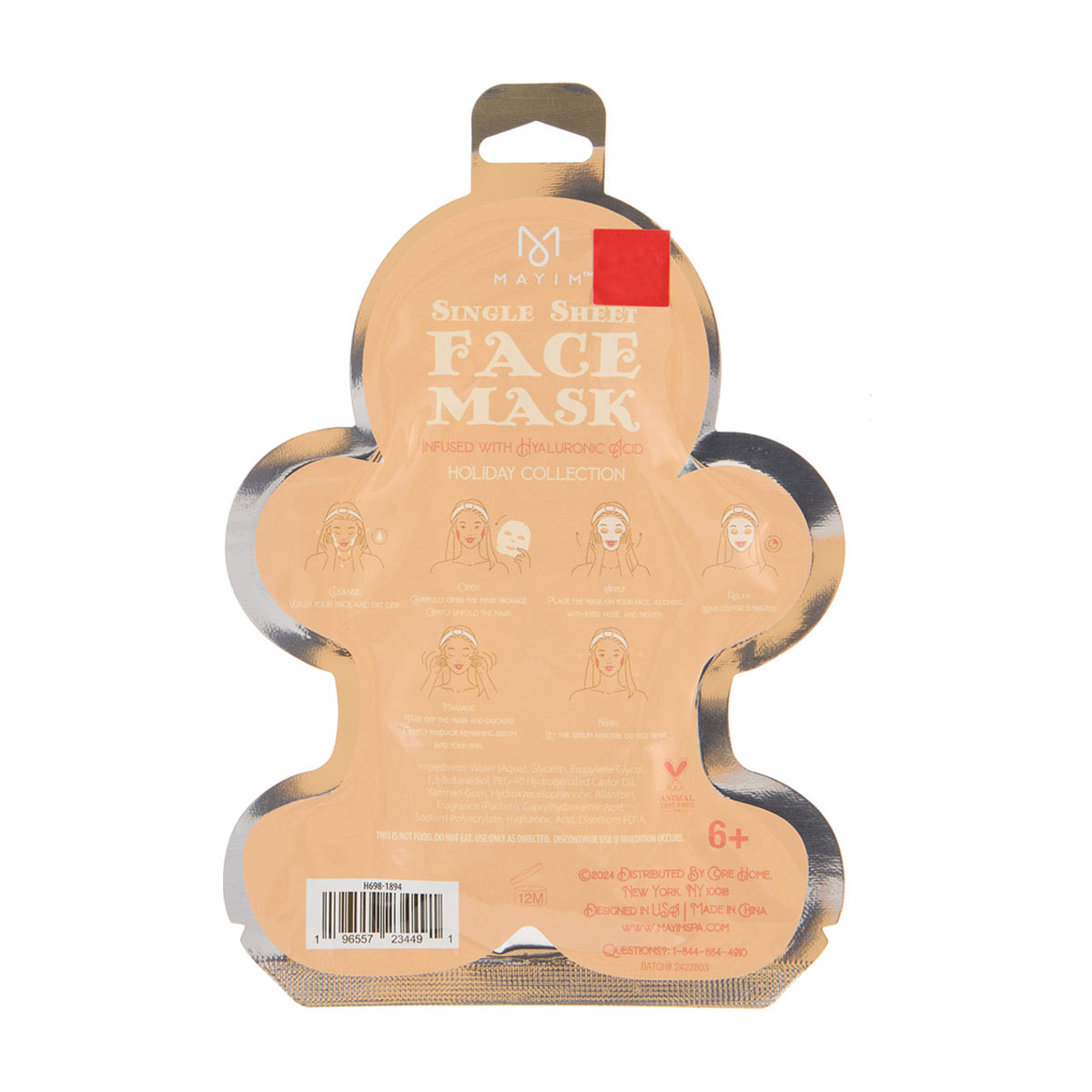Mayim Gingerbread Face Mask