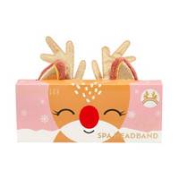 Belle Maison Plush Reindeer Spa Headband