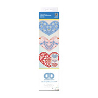 DIAMOND DOTZ® Folk Hearts Diamond Painting Kit