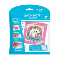 DIAMOND DOTZ® Quick DOTZ® Cameos Kitty Corn Diamond Painting Kit with Stand