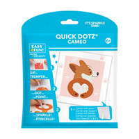 DIAMOND DOTZ® Quick DOTZ® Cameos Corgi Love Diamond Painting Kit with Stand