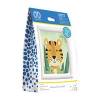 DIAMOND DOTZ® Woodland Tiger Diamond Painting Kit with Frame