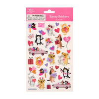 Happy Valentine's Day Epoxy Stickers, 30 ct, Assorted