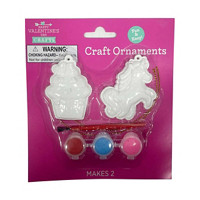 Happy Valentine's Day Craft Ornaments, Assorted