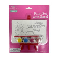 Happy Valentine's Day Paint Set with Easel, Assorted