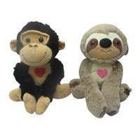 Valentine's Day Long Arm Animal Toy, Assorted