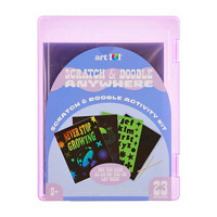 Art 101 Scratch & Doodle Anywhere Scratch & Doodle Activity Kit