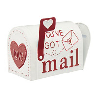 Valentines' "You've Got Mail" Decorative Mini Mailbox