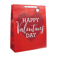 "Happy Valentine's Day" Gift Bag, Extra Large