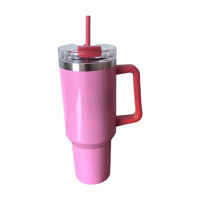 Happy Valentine's Day Insulated Travel Mug, Pink or Red