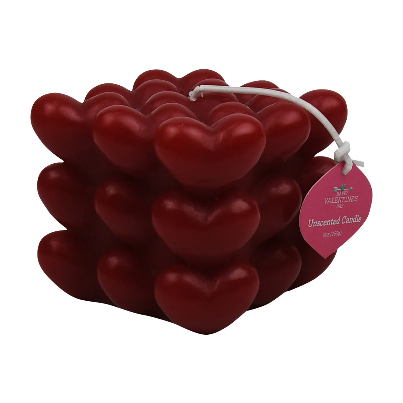 Red Heart Candle, 9 oz