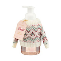 Belle Maison Christmas Sweater Vanilla Almond Foaming Hand Soap Pump, 16.9 fl oz