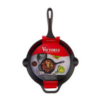 Victoria Cast Iron Skillet, 11 in