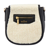 Kedzie Mini Camden Purse, Ivory