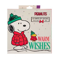 Peanuts 12 Days of Boxed Socks