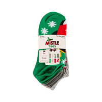 Mistletoes No Show Socks, 10 pairs