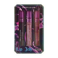 Profusion Cosmetics Halloween Jelly Shimmer Lipgloss, 3 Pack