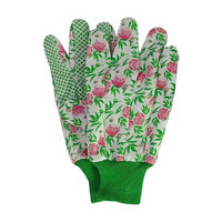 Floral Garden Canvas Glove