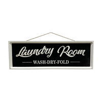 Wooden Laundry Room Sign