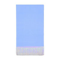 Periwinkle Fringe Guest Napkins, 16 ct
