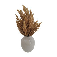 Natural Premade Pampas Grass Arrangement, 16 in