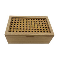 Wood Cane Box, 4 in x 8 in