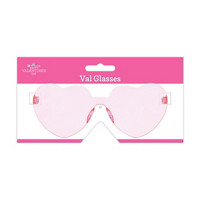 Happy Valentine's Day Heart Val Glasses