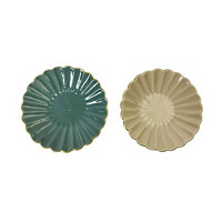 Rippled Ceramic Dish, Assorted