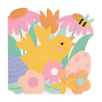 Easter Bunny Diecut Lunch Napkins, 16ct